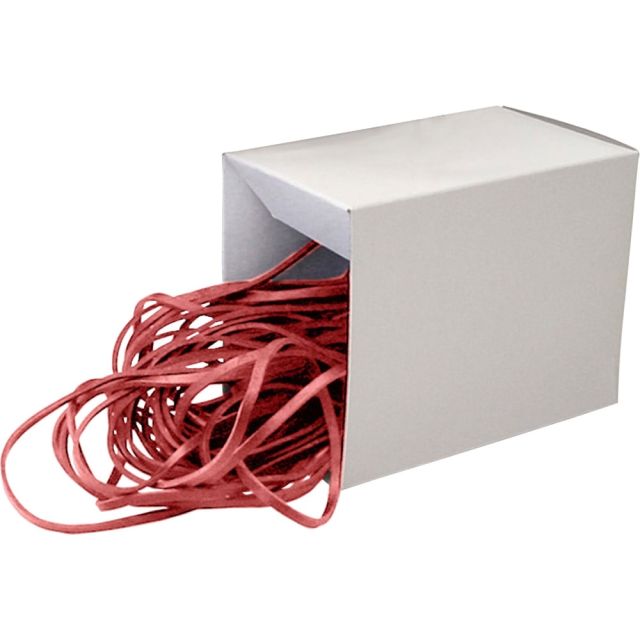 Alliance Rubber 07825 Heavy Duty Latex Rubber Bands, 12in, Red, Approximately 50 Bands (Min Order Qty 6) MPN:07825