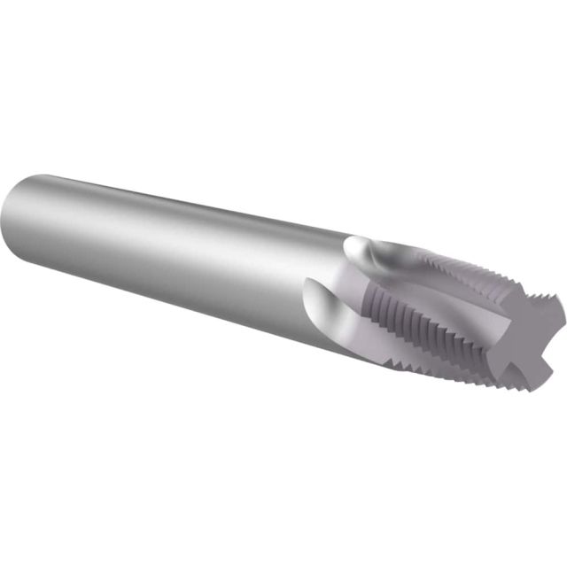 Helical Flute Thread Mill: 1/2-3/4, Internal & External, 4 Flute, Solid Carbide TM14NPTM
