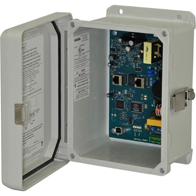 Altronix Outdoor Managed Single Port Hi-PoE Midspan Injector - 120 V AC, 230 V AC Input - 1 x 10/100/1000Base-T Input Port(s) - 1 x 10/100/1000Base-T Output Port(s) - 60 W MPN:NETWAY1DWPM