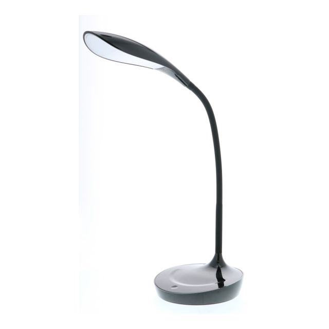 Bostitch Gooseneck LED Desk Lamp, 10-1/4inH, Black (Min Order Qty 2) MPN:VLED1502-BK