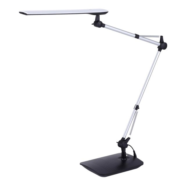 Bostitch Dual-Swing Arm LED Desk Lamp, 49inH, Black MPN:VLED1509