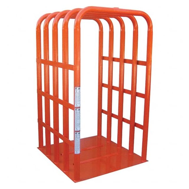 Tire Cage: Steel, Heavy-Duty Steel Construction, Use with OTR MPN:24455
