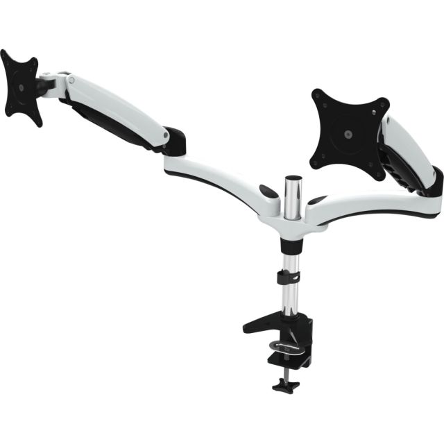 Amer Mounts Dual Monitor Mount with Articulating Arms - HYDRA 2 arm articulating monitor mount with desk clamp MPN:HYDRA2