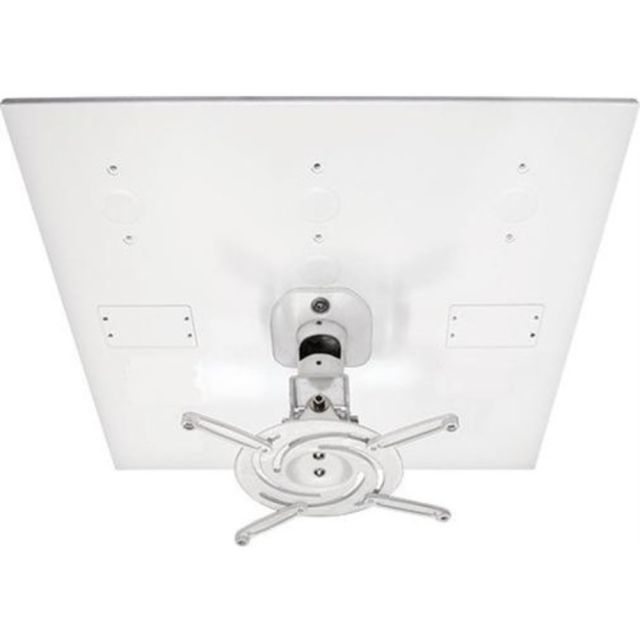Amer Mounts Universal Drop Ceiling Projector Mount. Replaces 2ftx2ft Ceiling Tiles - Supports up to 30lb load, 360 degree rotation, 180 degree tilt MPN:AMRDCP100KIT