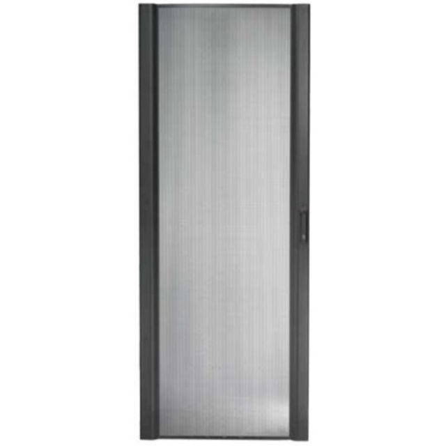 APC by Schneider Electric NetShelter SX 48U 750mm Wide Perforated Curved Door Black - Black - 48U Rack Height - 28.7in Height - 29.7in Width - 5.9in Depth MPN:AR7057A