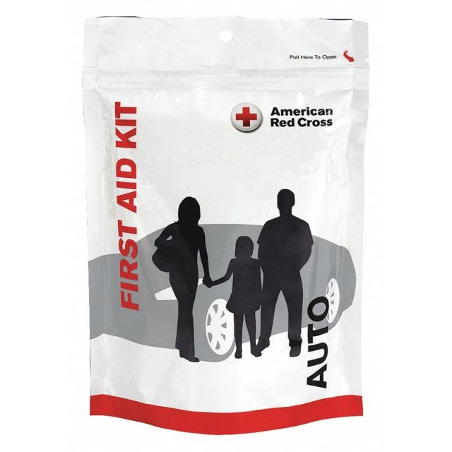 First Aid Kit Nylon 8 H x 5-1/2 W Wht MPN:720008