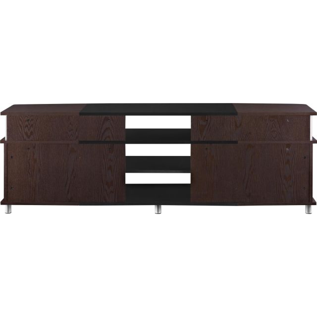Ameriwood Home Carson TV Stand For 70in Flat-Screen TVs, Cherry/Black MPN:1751096PCOM