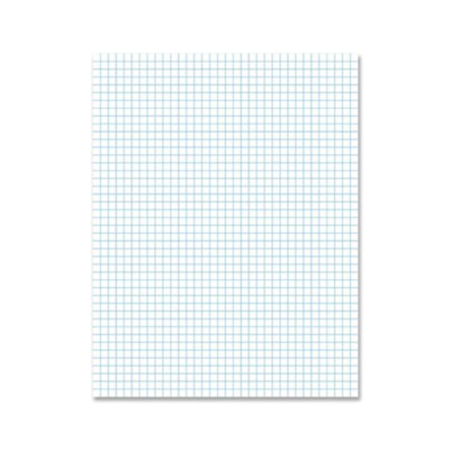 Ampad 2-Sided Pads, 8 1/2in x 11in, Quadrille Ruled, 50 Sheets, White (Min Order Qty 4) MPN:22000