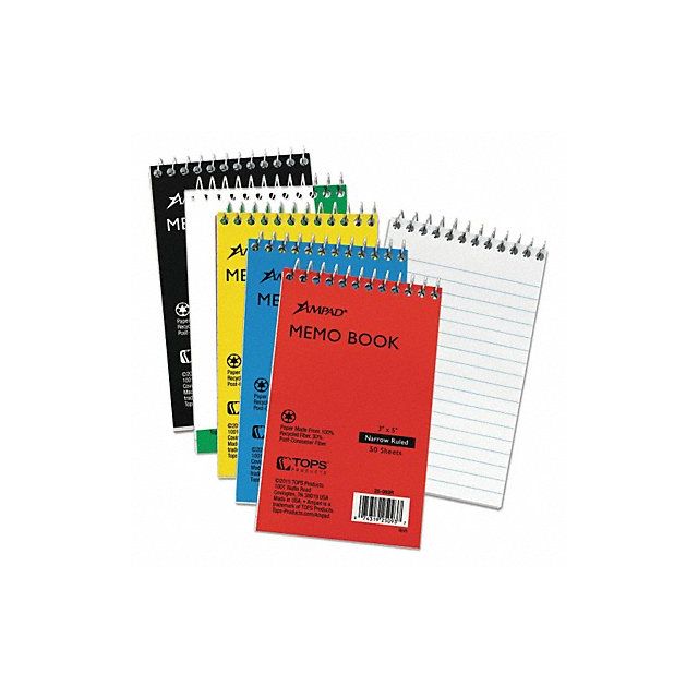 Notebook Memo 3 X5 Top MPN:25-093