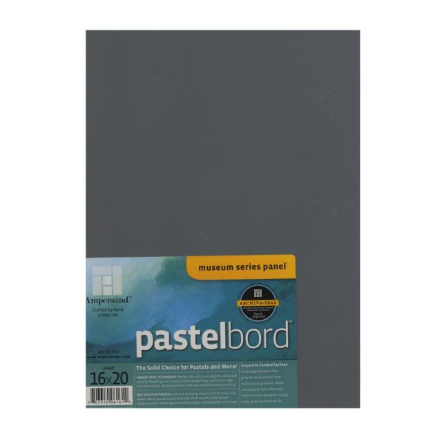 Ampersand Pastelbord, 16in x 20in, Gray (Min Order Qty 2) MPN:PB16