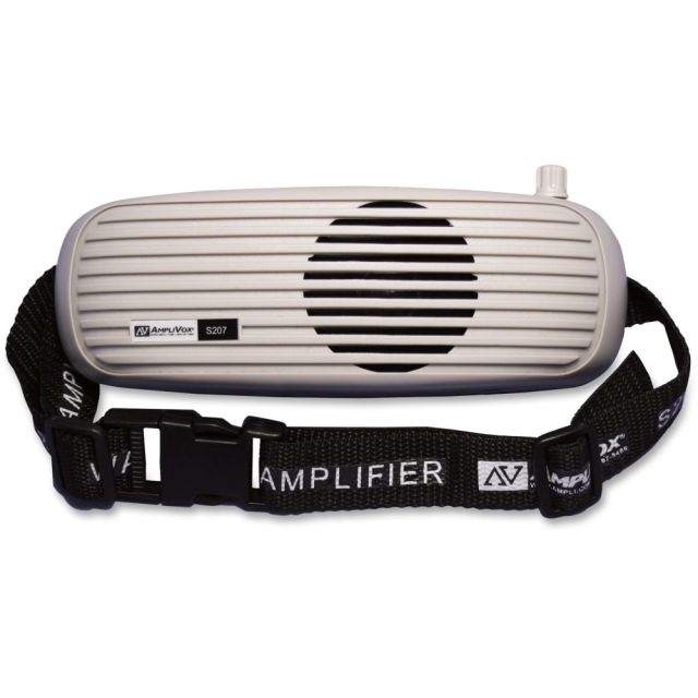 AmpliVox Beltblaster Pro Personal Audio System - 5 W Amplifier - Built-in Amplifier - Battery Rechargeable - White MPN:S207