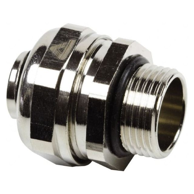 Conduit Connector: For Liquid-Tight, Nickel-Plated Brass MPN:7120251