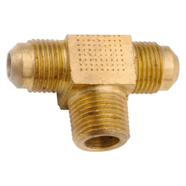Lead Free Brass Flared Tube Male Branch Tee: 1/4