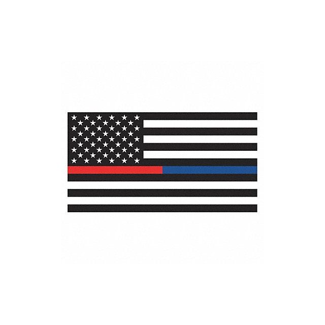 US Thin Red and Blue Line Flag 3ft x 5ft MPN:3968
