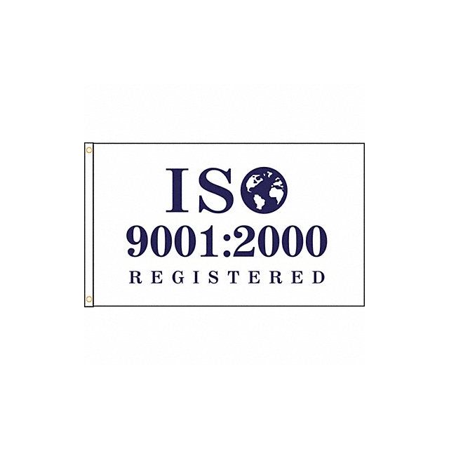Iso 9001-2000 Flag Nylon MPN:ISO-9001:2000