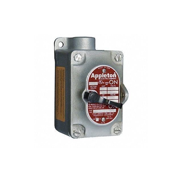 Tumbler Switch EDS Series 1 Gang 2-Pole MPN:EDS110-F23