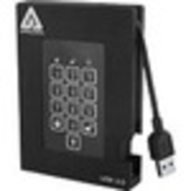 Apricorn Aegis Padlock Fortress 1 TB Solid State Drive - External - USB 3.0 - 180 MB/s Maximum Read Transfer Rate - 3 Year Warranty MPN:A25-3PL256-S1000F