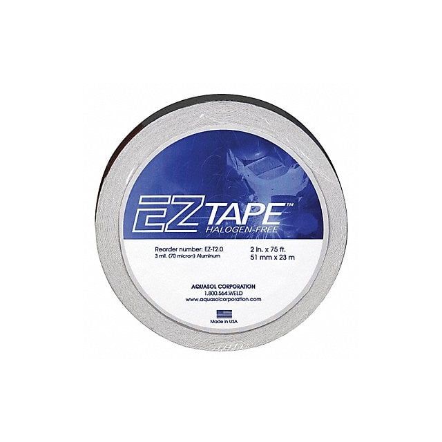 Aluminum Tape 2 in W 75 ft L Silver MPN:EZ-T 2.0