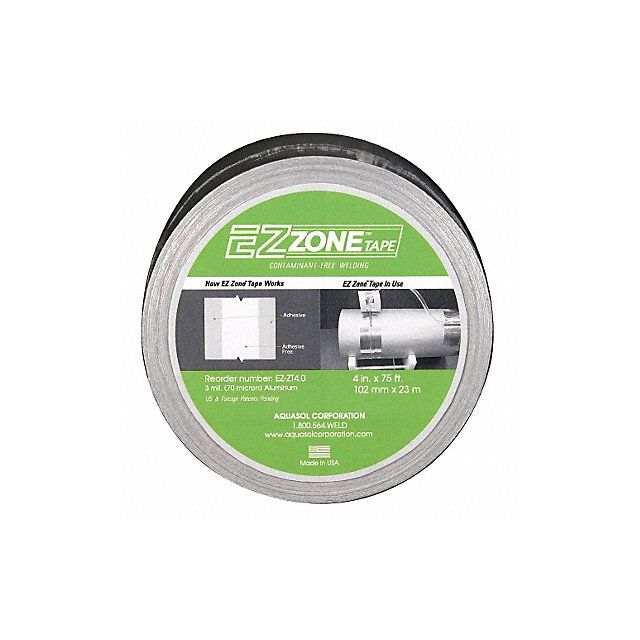 Aluminum Tape 4 in W 75 ft L Silver MPN:EZ-ZT 4.0
