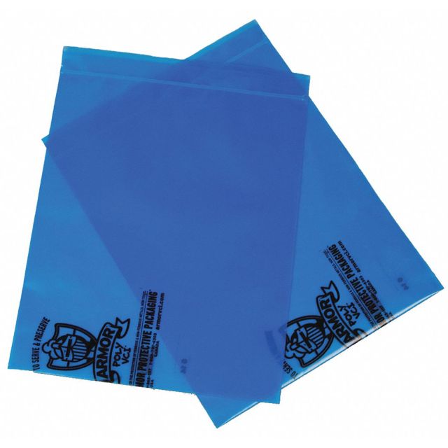 Reclosable Poly Bag VCI Zip Seal PK2000 PVCIBAG4MB0608ZIP Material Handling