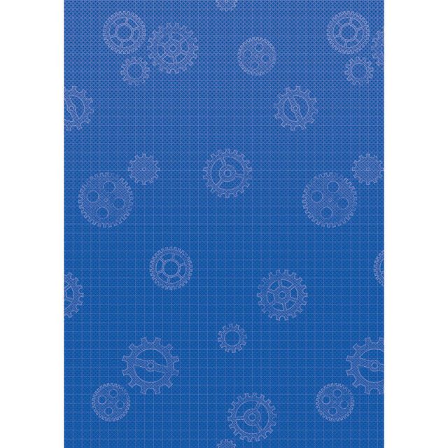 Teacher Created Resources Better Than Paper Bulletin Board Paper, 4ft x 12ft, Gears, Pack Of 4 Rolls MPN:TCR32356