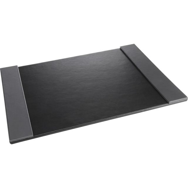 Artistic Classic Desk Pad - Rectangular - 24in Width x 19in Depth - Felt - Leather - Black, Gray MPN:5240BG