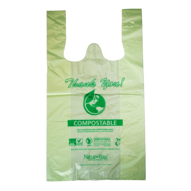 StalkMarket Compostable Large T-Shirt Bags With 