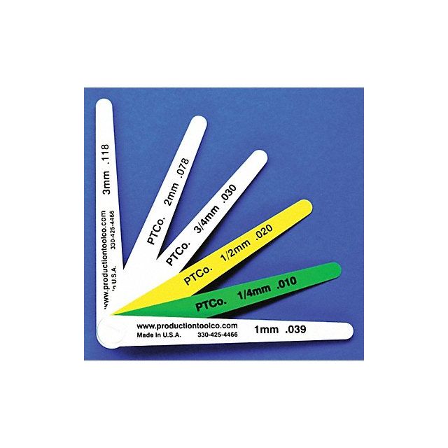 Feeler Gauge 0.295 In Thick 4 In L Blade L - 6 Hardware Accessories