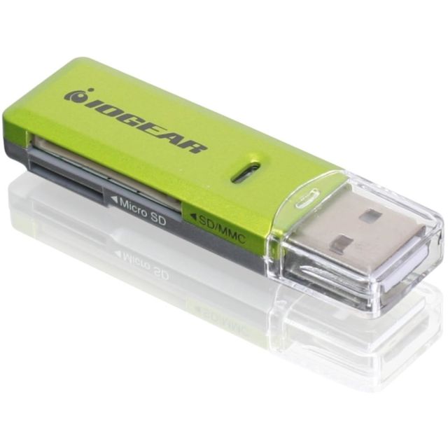 IOGEAR USB 2.0 SD/MicroSD/MMC Card Reader/Writer (Min Order Qty 5) MPN:GFR204SD
