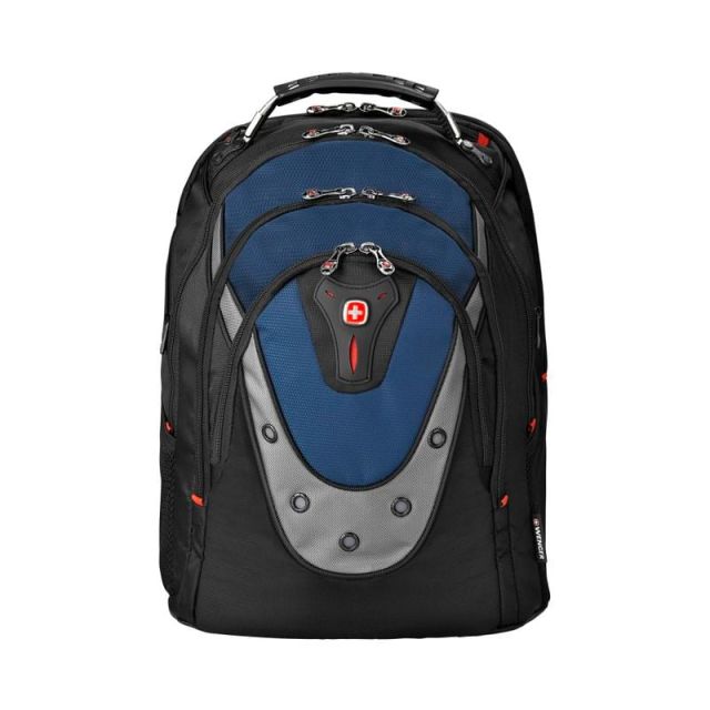 Wenger Ibex Laptop Backpack, Black/Blue 27316060 Luggage & Bags