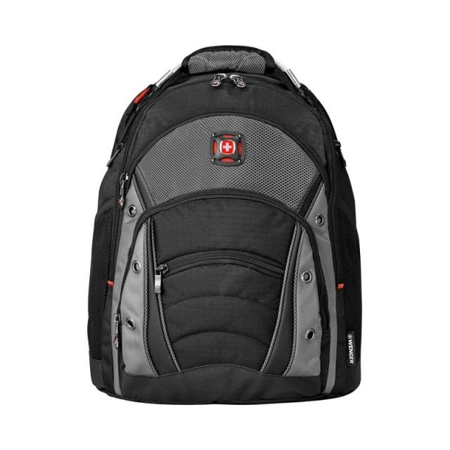 Wenger Synergy Laptop Backpack, Black/Gray MPN:27305140