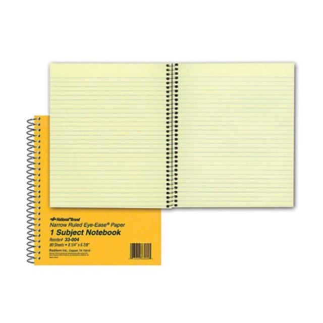 Rediform Brown Board Notebook, 6-7/8 x 8-1/4in, 1 Subject, 80 Sheets, Brown (Min Order Qty 13) MPN:33004