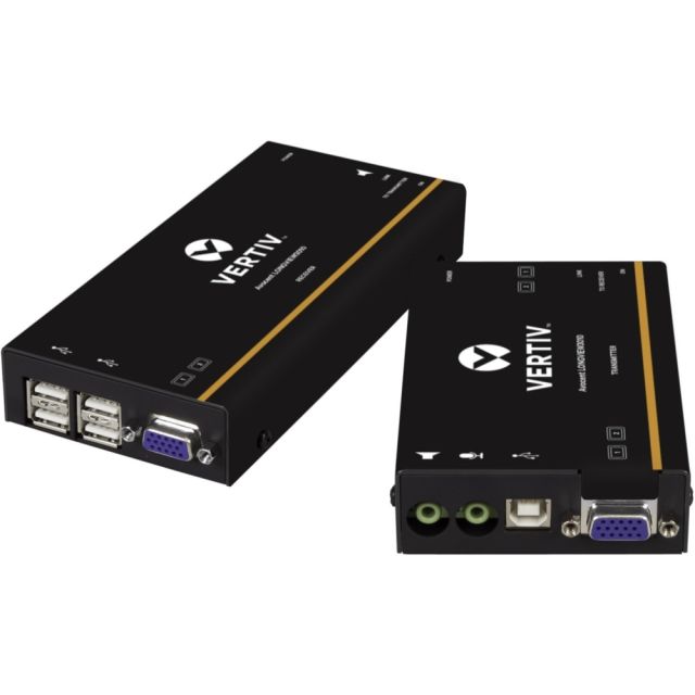 Avocent LV 3000 Series High Quality KVM Extender Kit with Receiver & Transmitter - LongView, Single Display, 1920x1200 VGA, USB, Audio, 300m Extender MPN:LV3010P-001