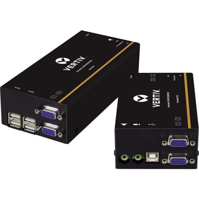 Vertiv Avocent LV3000 /// IP KVM Extender /// Dual VGA, USB, Audio (LV3020P-001) - IP LV3020P-001