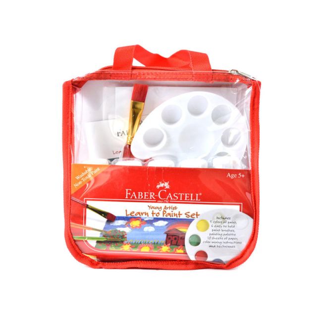 Faber-Castell Young Artist Learn To Paint Kit, Assorted Colors (Min Order Qty 3) MPN:14519