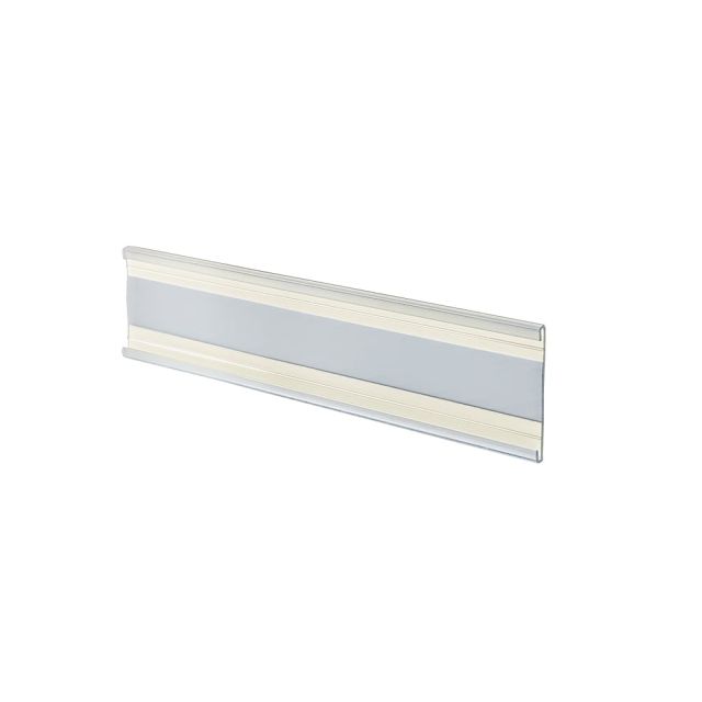 Azar Displays Adhesive-Back Acrylic Nameplates, 2in x 6in, Clear, Pack Of 10 (Min Order Qty 2) MPN:199607