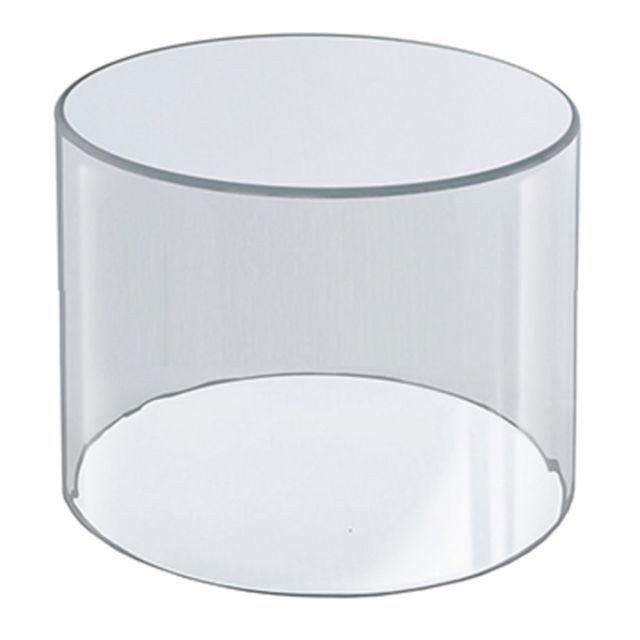 Azar Displays Acrylic Cylinder, Small Size, 4in x 4in, Clear (Min Order Qty 2) MPN:556404