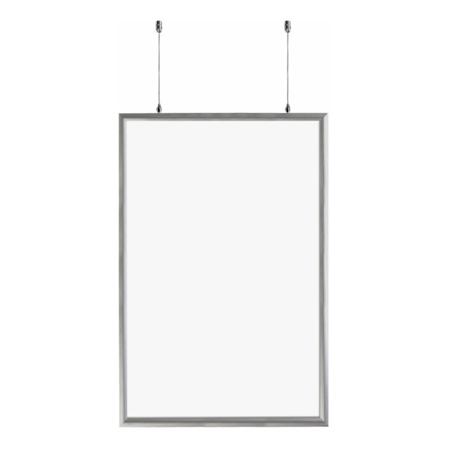 Azar Displays Snap Frame, Double-Sided, 24in x 36in, Silver MPN:300416