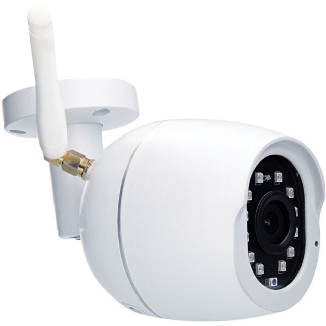 Energizer Smart 1080p Outdoor Camera with Camera Streaming (White) - 15 ft Night Vision - H.264 - 1920 x 1080 - 2.80 mm - CMOS - Surface Mount, Wall Mount - Google Assistant, Alexa, Google Home Supported MPN:EOX1-1002-WHT