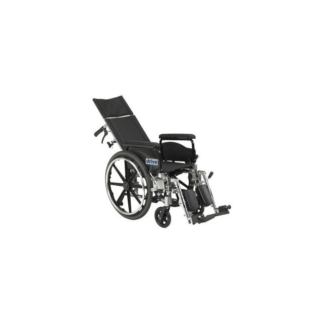 Viper Plus GT Full Reclining Wheelchair Detachable Full Arms 18