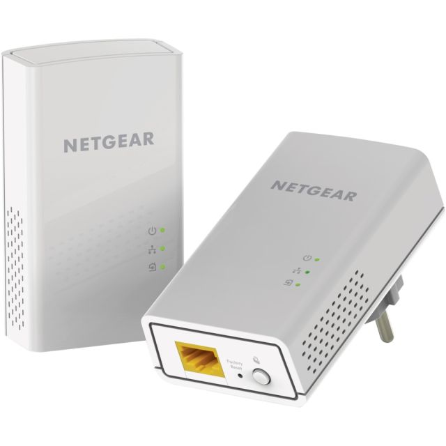 NETGEAR Powerline 1200, PL1200 - 2 - 1 x Network (RJ-45) - 1200 Mbit/s Powerline - HomePlug AV2 MPN:PL1200-100PAS