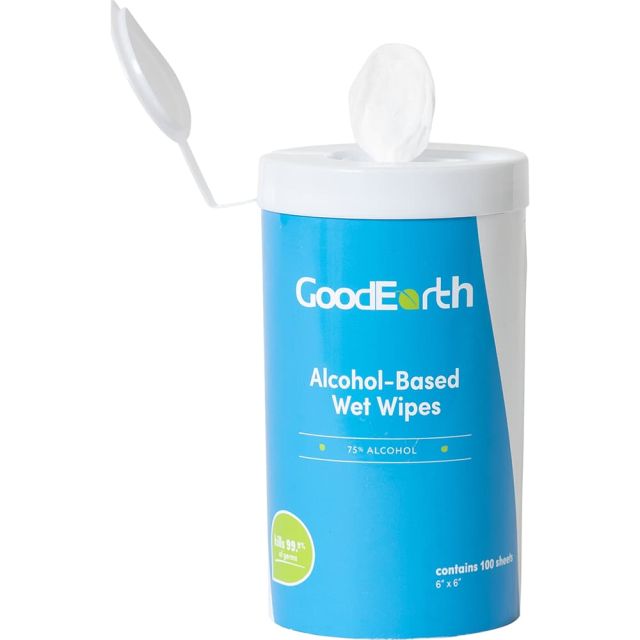 Wipes, Type: Alcohol Wipes , Sheet Length (Inch): 6 , Sheet Width (Inch): 6 , Sheets per Package: 100