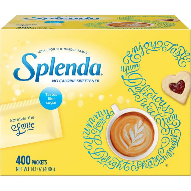 Splenda Artificial Sweetener Packets, Box Of 400 Packets (Min Order Qty 4) MPN:200414