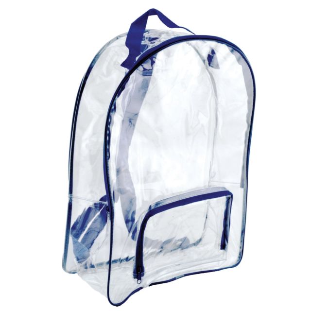 Bags Of Bags Security Laptop Backpacks, Clear, Pack Of 2 MPN:BOBBP131703B-2