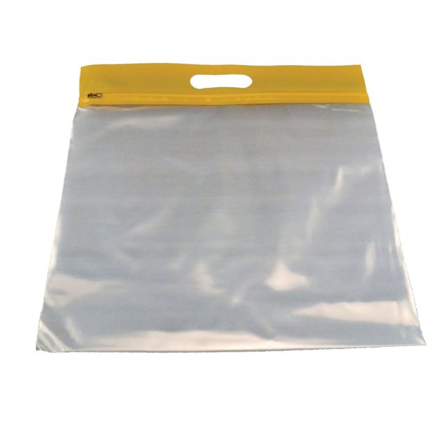 Bags of Bags ZIPAFILE Storage Bag, Yellow, Pack of 25 MPN:BOBZFH1413Y
