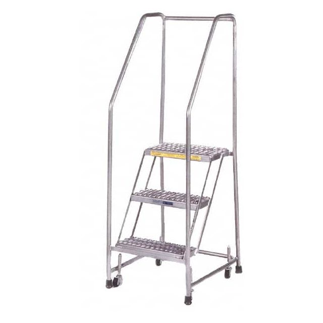 Aluminum Rolling Ladder: 3 Step MPN:A3SHG