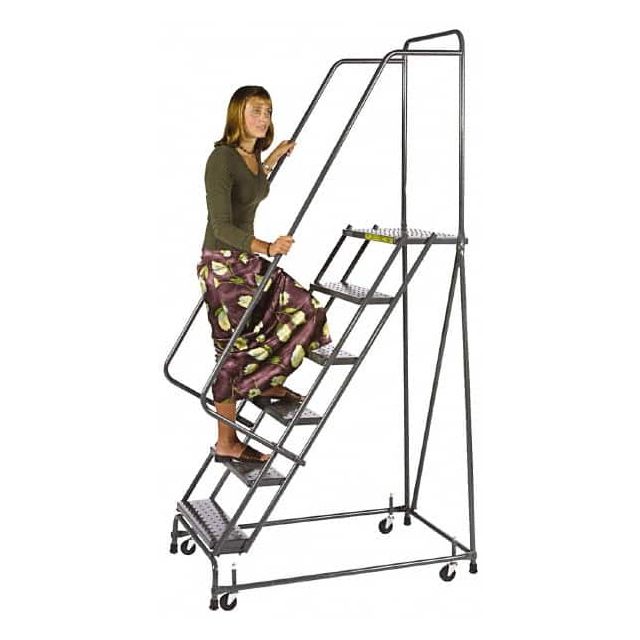 Steel Rolling Ladder: 6 Step MPN:FSH618G**