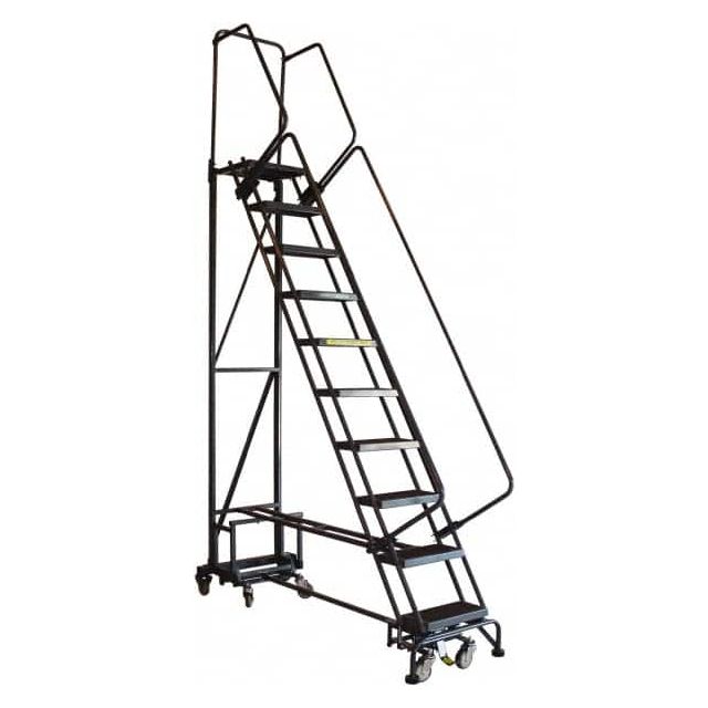 Carbon Steel Rolling Ladder: 10 Step MPN:NAV-10RS
