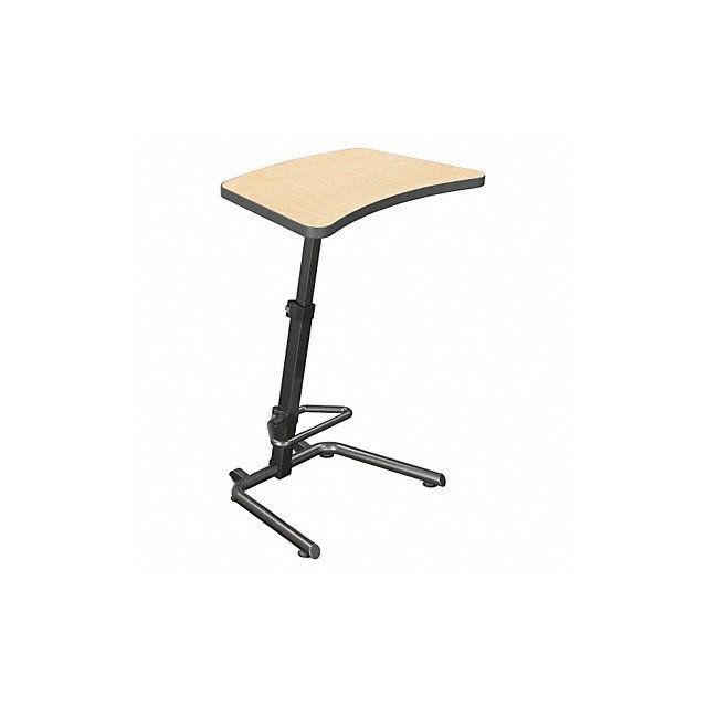 Student Desk 26 to 43 H Fusion Maple MPN:90532-7909-BK