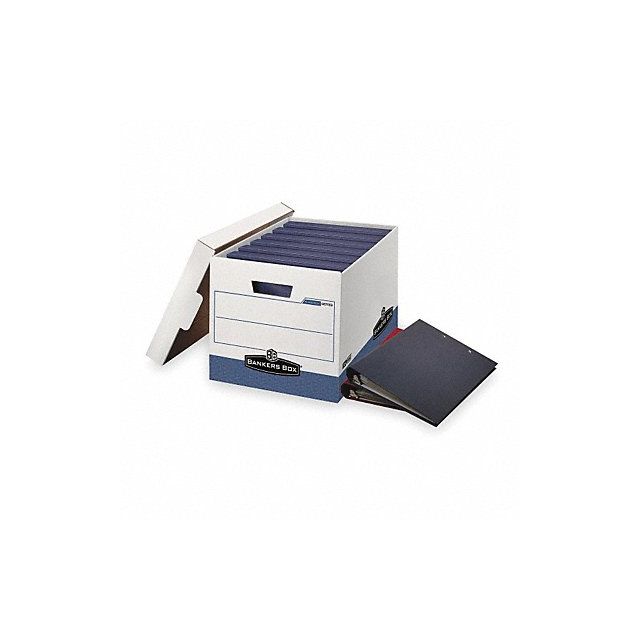 Banker Box For Binder Wht/Blu PK12 MPN:73301